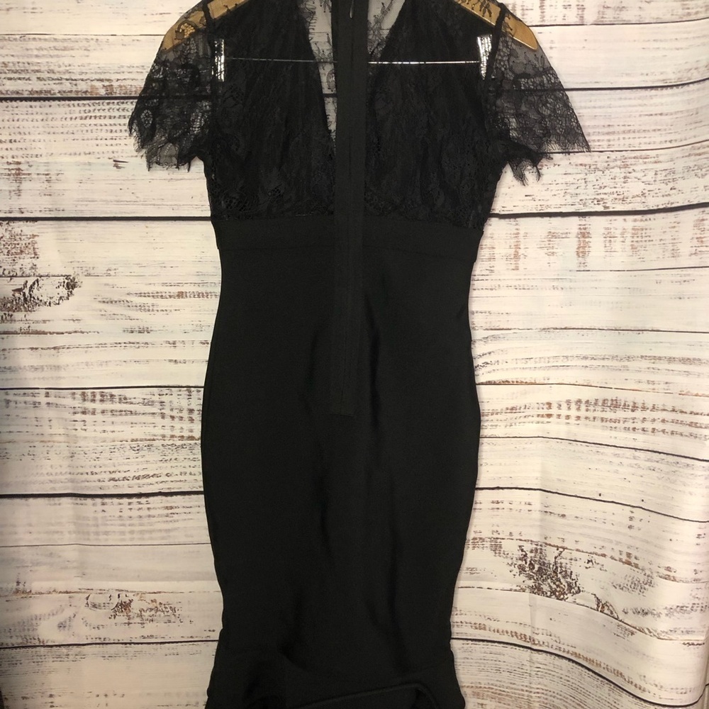 VENUS Black Bandage Strappy Dress size 2X 3X NWOTπ₯π₯ - Picture 14 of 15